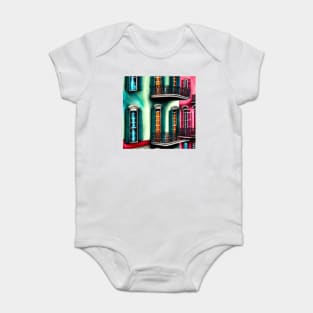 French quarter architecture Baby Bodysuit